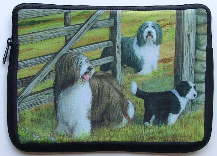 Bearded Collie Picture Netbook Sleeve #4