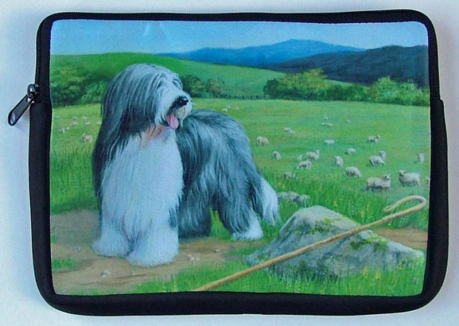 Bearded Collie Picture Netbook Sleeve #5
