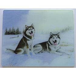 Alaskan Malamute 1 Tempered Glass Cutting Board