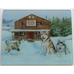 Alaskan Malamute 4 Tempered Glass Cutting Board