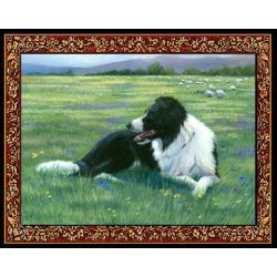 Border Collie Tapestry Placemats Set of Five