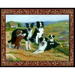 Border Collie Tapestry Placemat #3 - Single