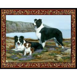 Border Collie Tapestry Placemat #5 - Single
