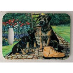 Border Terrier 5 luggage tag