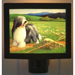 Bearded Collie 5 Nightlight