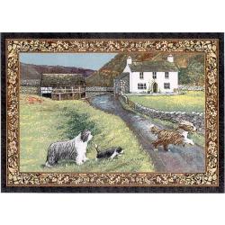 Bearded Collie Tapestry Placemat #1