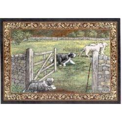Bearded Collie Tapestry Placemat #2