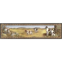 Brittany Spaniel Tapestry Table Runner