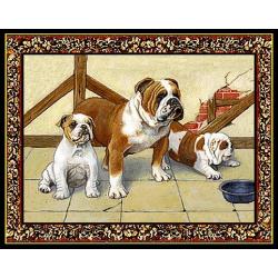Bulldog 1 Single Tapestry Placemat