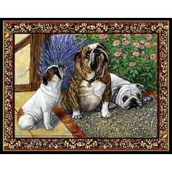 Bulldog 2 Single Tapestry Placemat