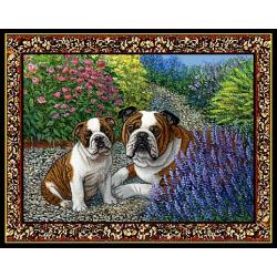 Bulldog 3 Single Tapestry Placemat
