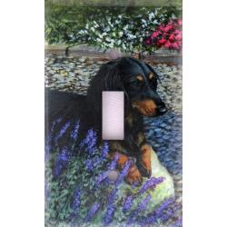 Dachshund Picture Single Light Switch Plate #2B