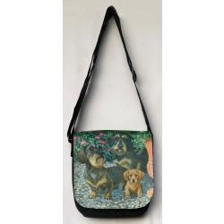 Dachshund 3A small messenger bag - front