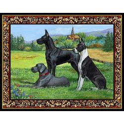 Great Dane 3 Single Tapestry Placemat