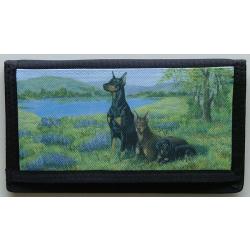 Doberman Pinscher Picture Checkbook Cover #6