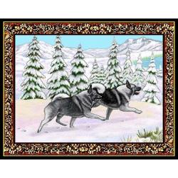 Norwegian Elkhound 1 Single Tapestry Placemat