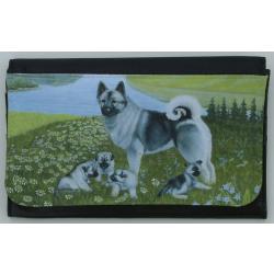 Norwegian Elkhound Picture Wallet #3