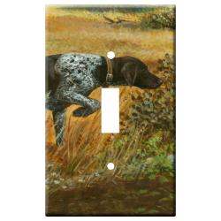 German Shorthaired Picture Single Light Switch Plate #2A