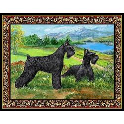 Giant Schnauzer Set of Four Tapestry Placemats