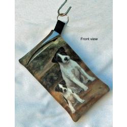 Jack Russell 3 cell phone holder - front