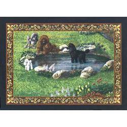 Poodle 2 Single Tapestry Placemat