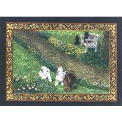 Poodle 3 Single Tapestry Placemat