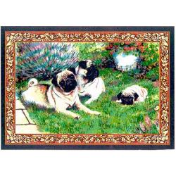 Pug 2 Single Tapestry Placemat