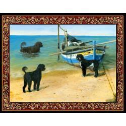 Portuguese Water Dog 2 Single Tapestry Placemat