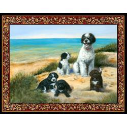 Portuguese Water Dog 3 Single Tapestry Placemat