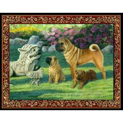 Shar Pei 2 Single Tapestry Placemat