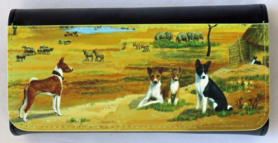 Basenji 2-3 glasses case