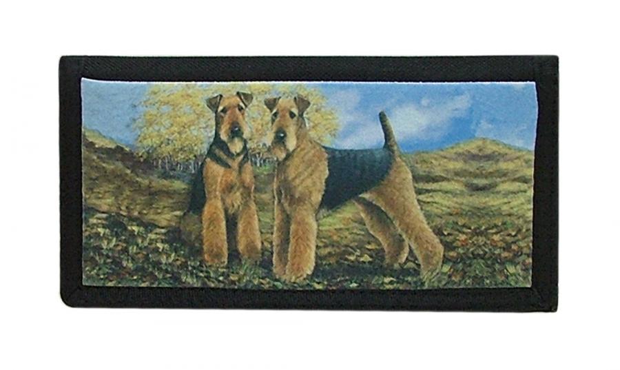 Airedale #1 checkbook cover