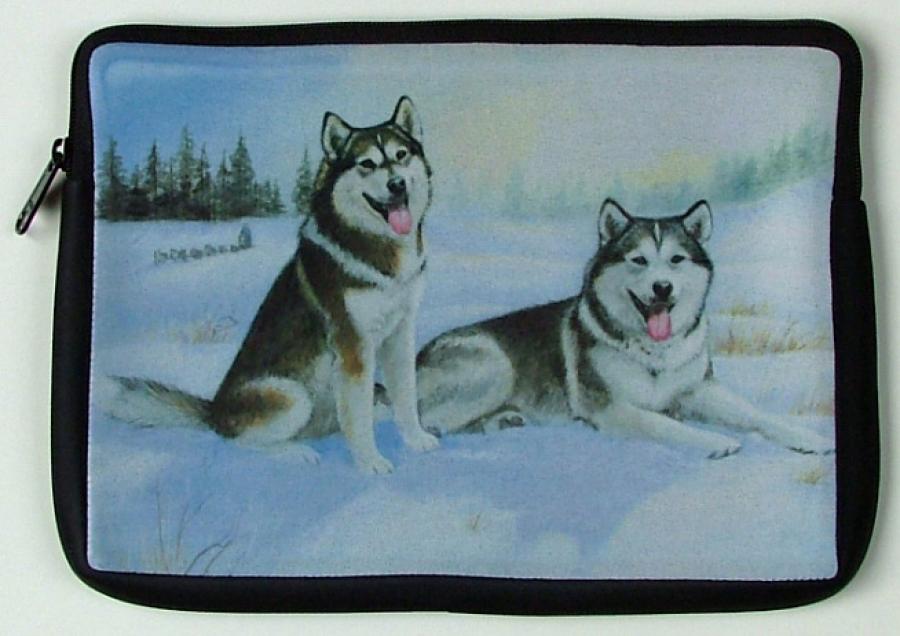 Alaskan Malamute Picture Netbook Sleeve #1 AKM1-NBS