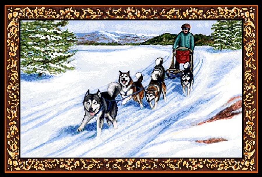 Alaskan Malamute Dog Placemat #2 - single placemat #2