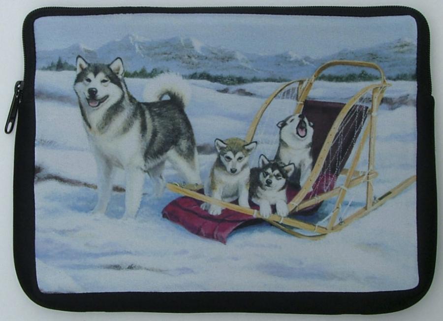 Alaskan Malamute Picture Netbook Sleeve #3