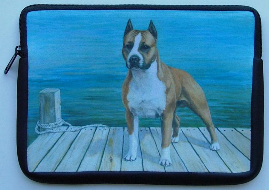 Am Staff Picture Netbook Sleeve #1