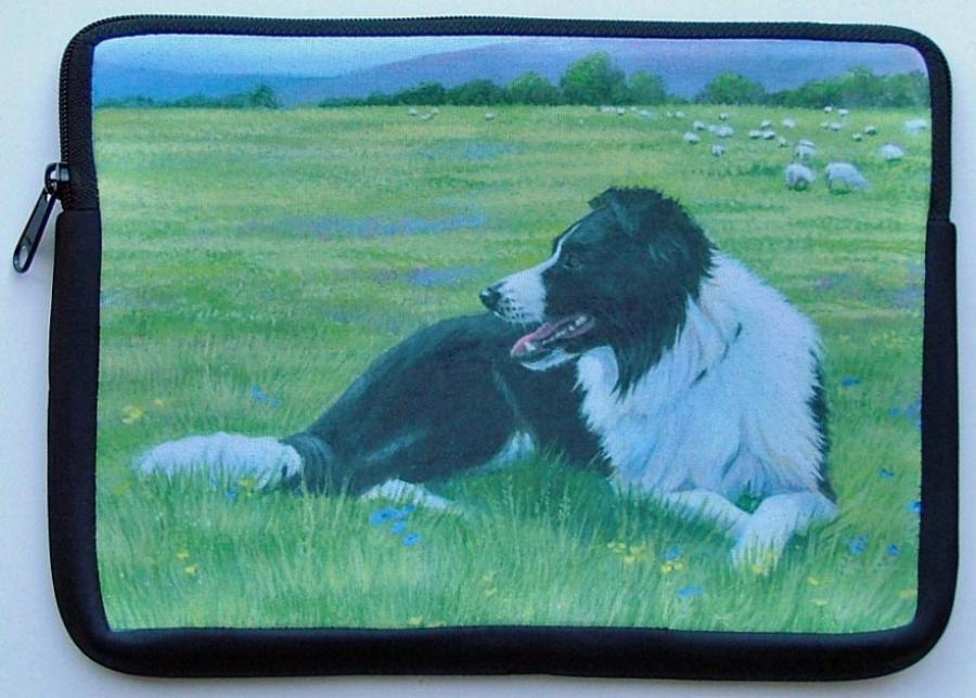 Border Collie Picture Netbook Sleeve #2