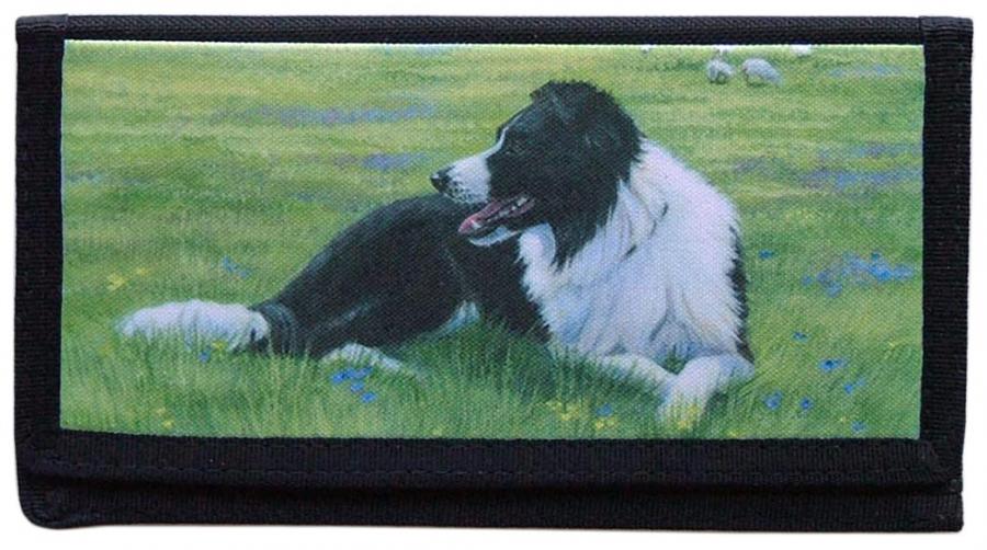 Border Collie #2 checkbook cover