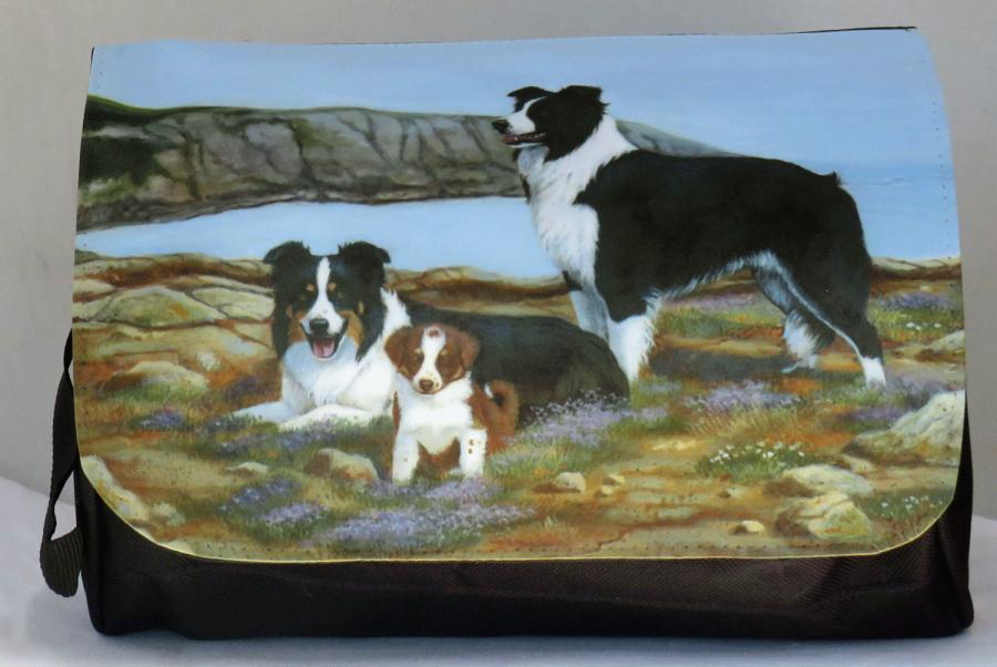 Border Collie 5 travel bag