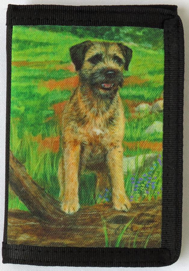 Border Terrier 1 Trifold wallet