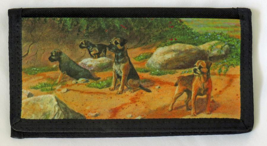 Border Terrier #4 checkbook cover
