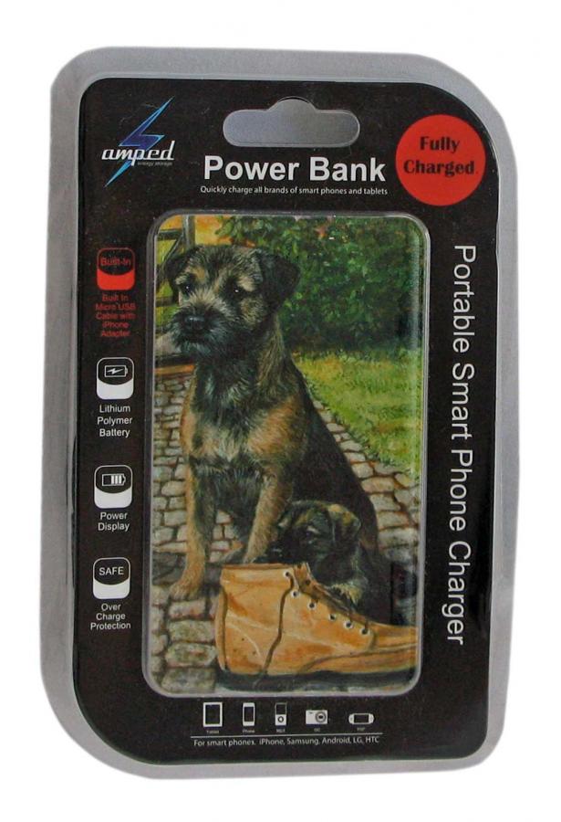 Border terrier power bank package