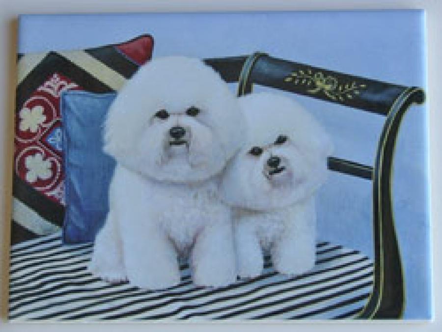 Bichon Frise #1-6X8 Ceramic Picture Tile