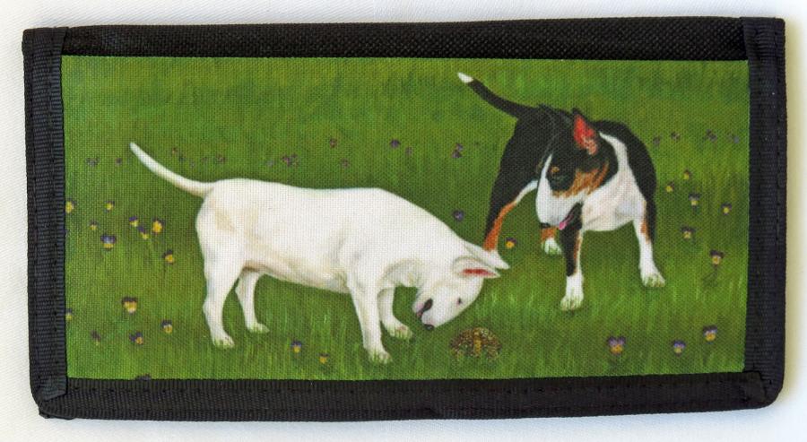 Bull Terrier 4 checkbook cover