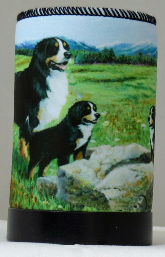 Bernese Mt Dog 5 Koozie