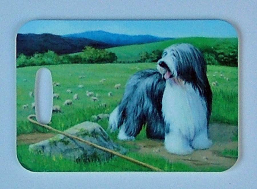 Beardie #5 luggage tag