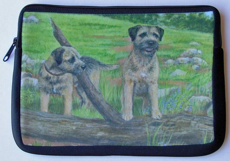 Border Terrier Picture Netbook Sleeve #1