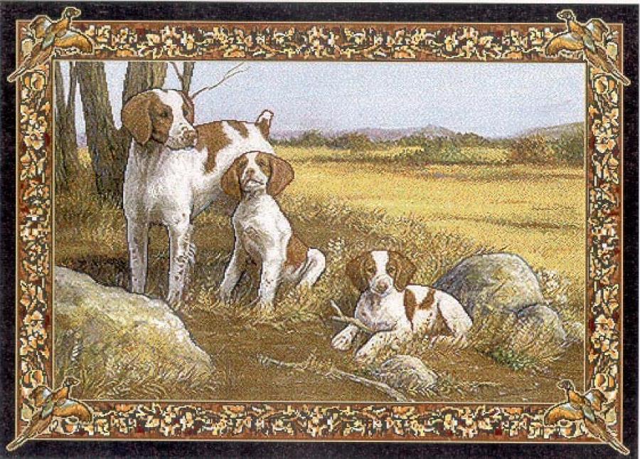 Brittany Spaniel 2 Single Tapestry Placemat