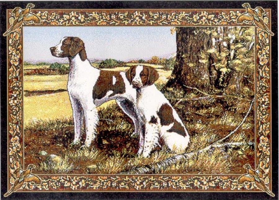 Brittany Spaniel 4 Single Tapestry Placemat