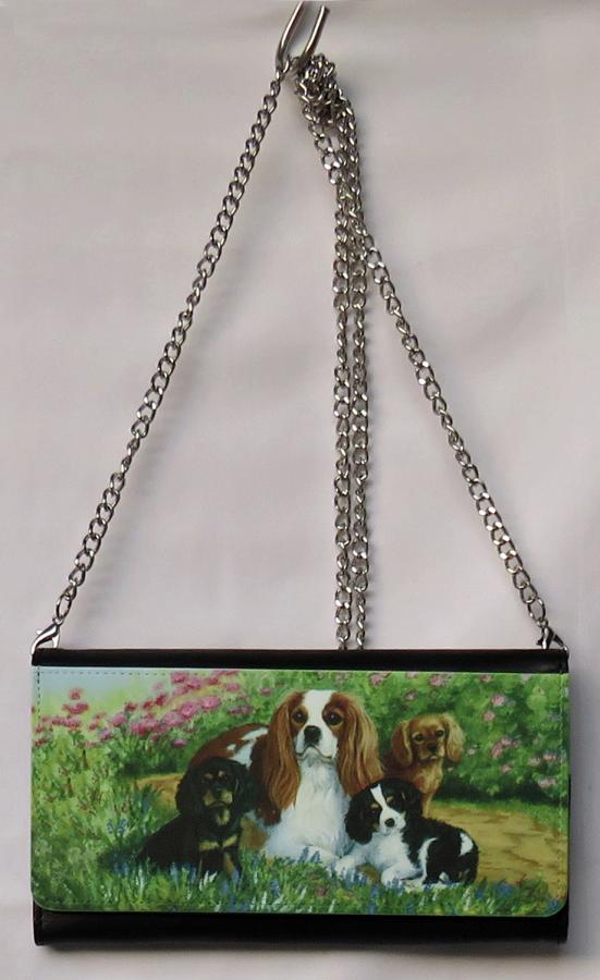 Cavalier 4 clutch wallet with chain
